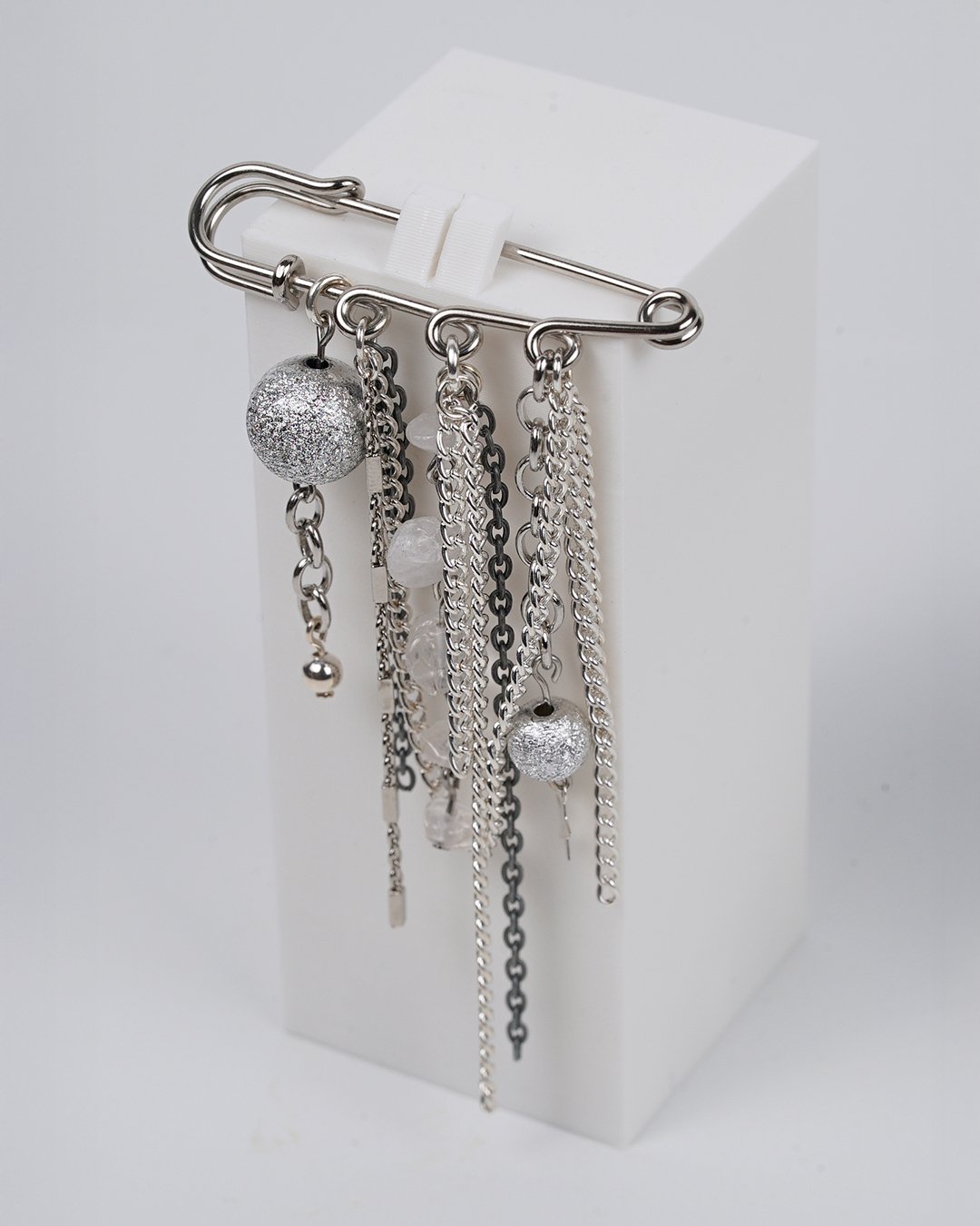 Handmade Silver Chain Pin - Image 9