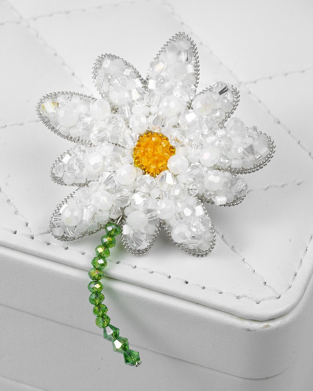 Chamomile Brooch – Full Bloom - Image 16