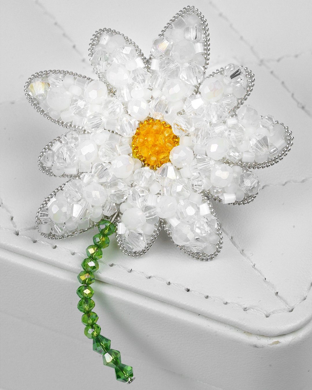 Chamomile Brooch – Full Bloom - Image 15
