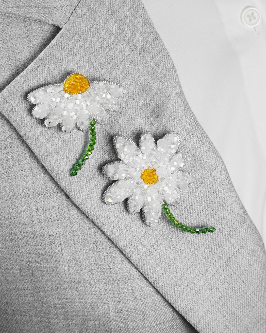 Chamomile Brooch – Full Bloom - Image 14