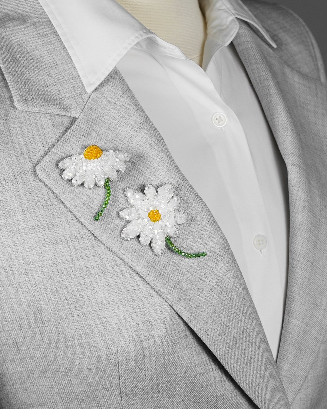 Chamomile Brooch – Full Bloom - Image 13