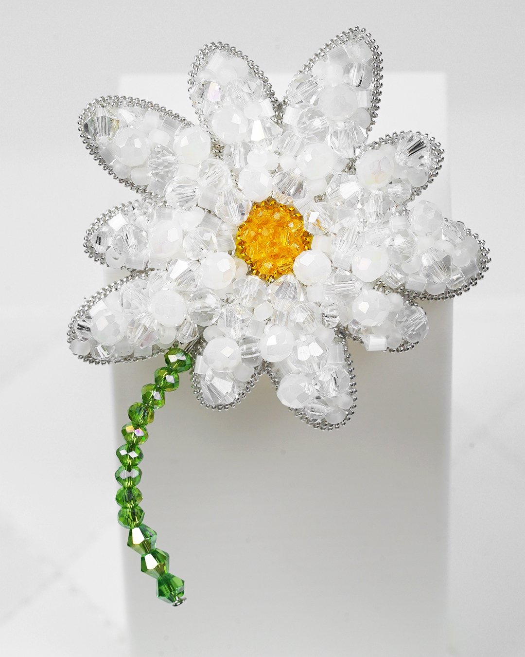 Chamomile Brooch – Full Bloom - Image 12