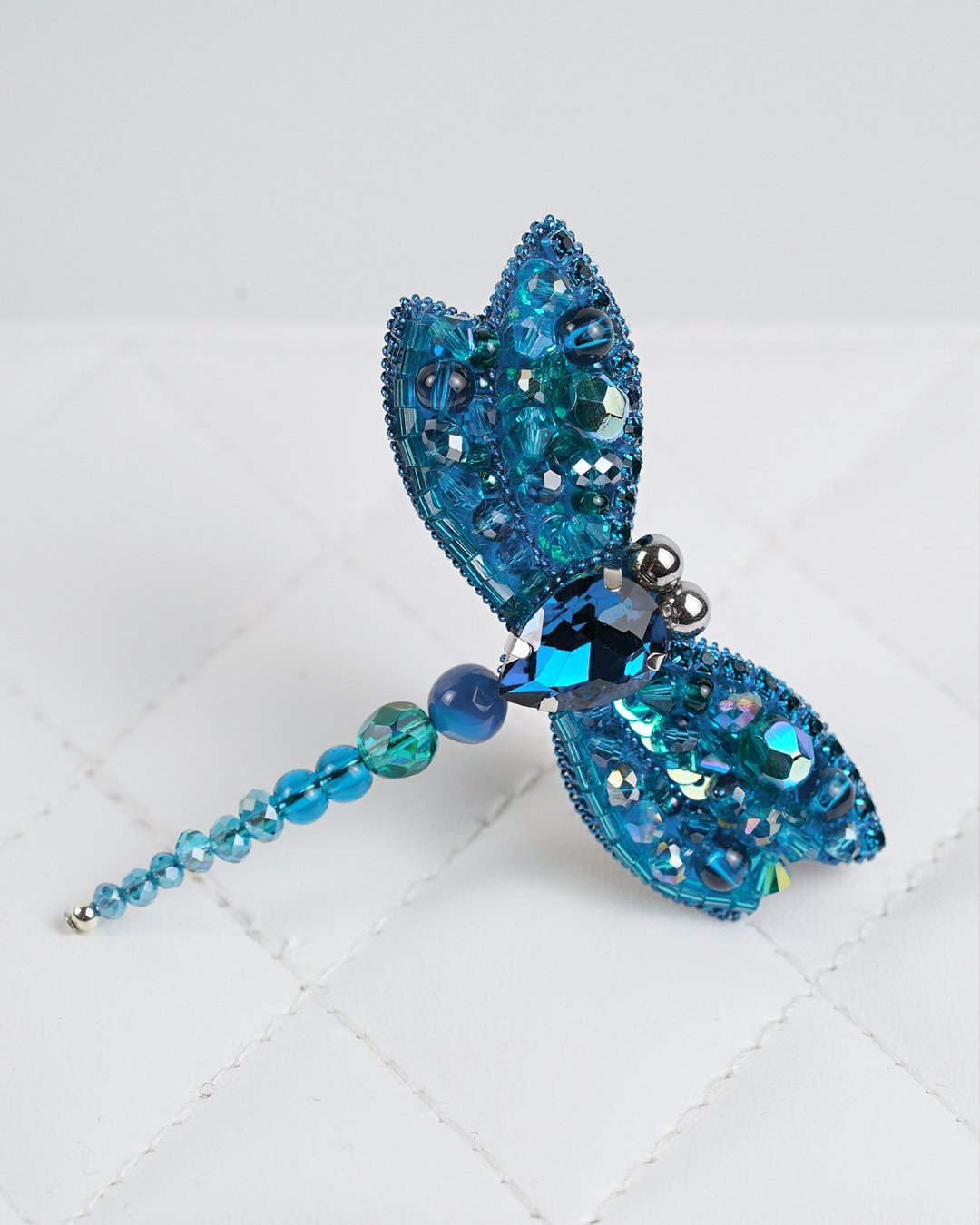 Dragonfly Brooch - Aqua - Image 9