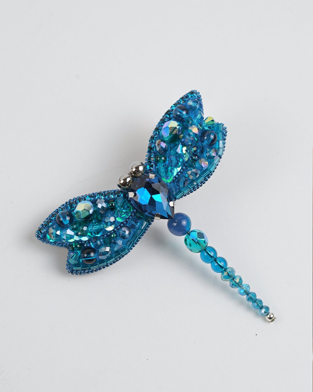 Dragonfly Brooch - Aqua - Image 7