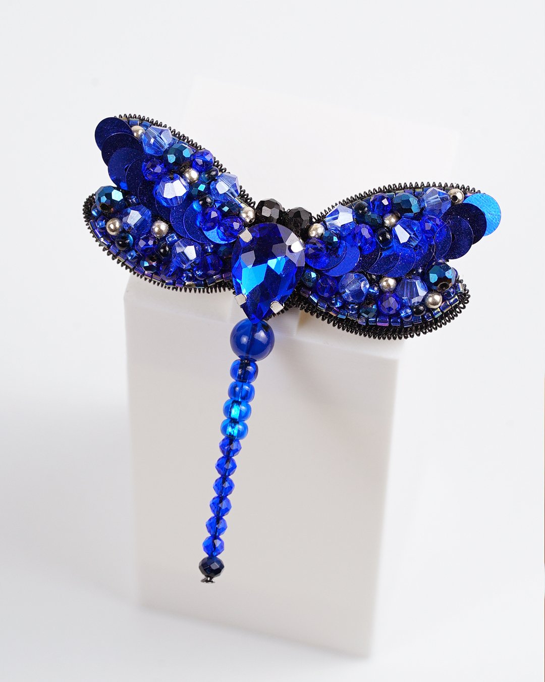Dragonfly Brooch - Navy - Image 15