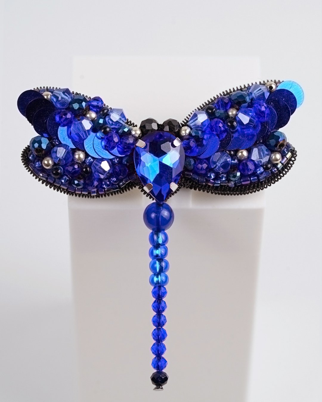 Dragonfly Brooch - Navy - Image 13