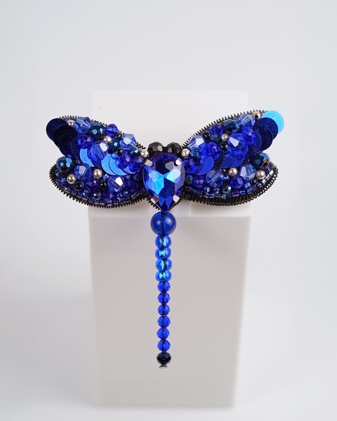 Dragonfly Brooch - Navy - Image 12