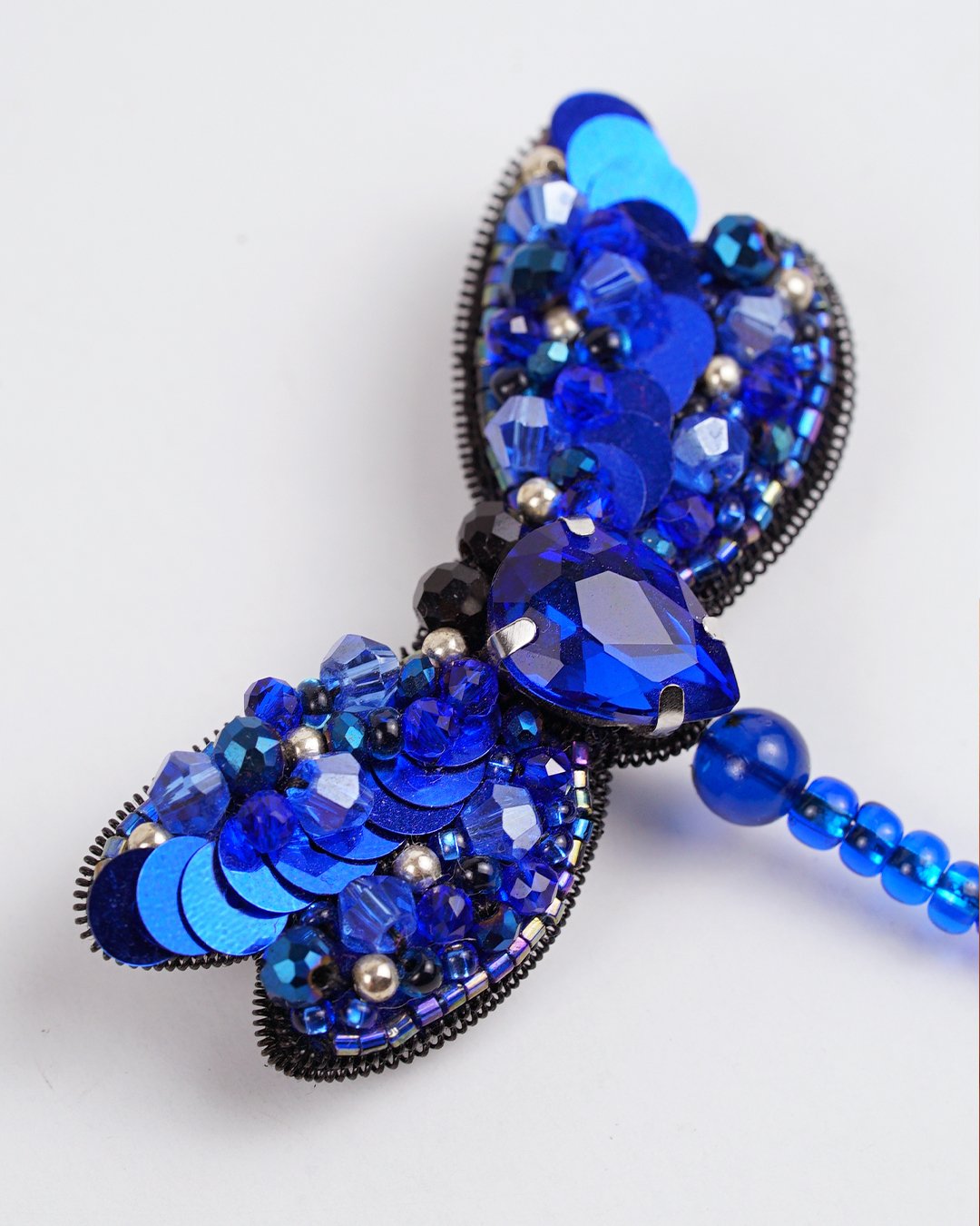 Dragonfly Brooch - Navy - Image 10