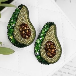 Avocado Brooch