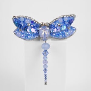 Dragonfly Brooch - Sky Blue