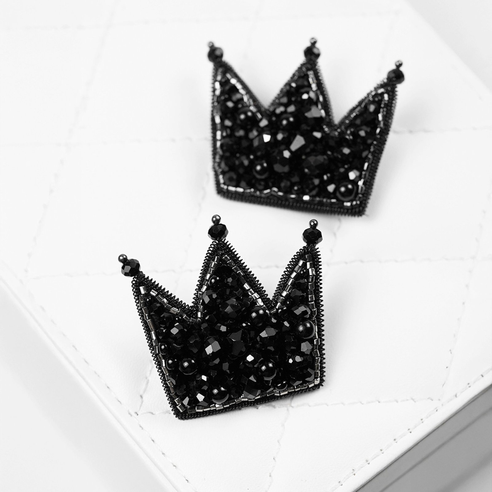 Black Crown Brooch (Basquiat Inspired)