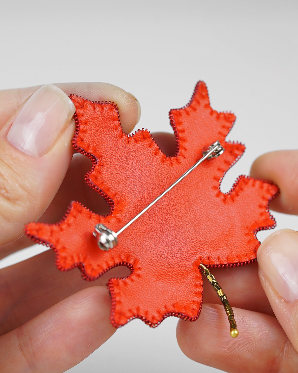 Red Maple Brooch - Image 9