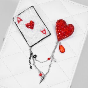 Ace of Hearts Brooch