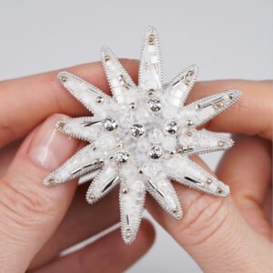 Silver Star Brooch