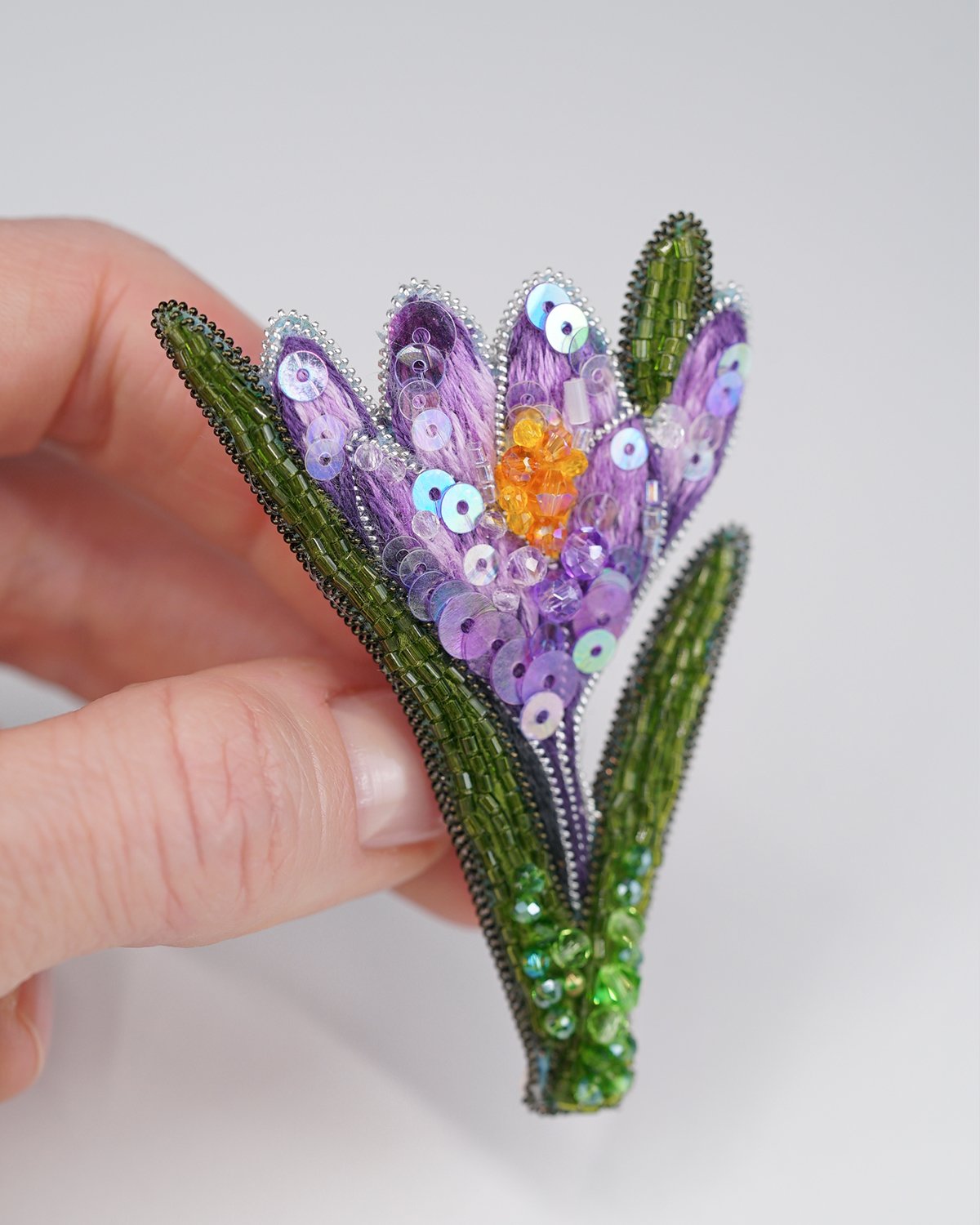 Crocus Flower Brooch - Image 15