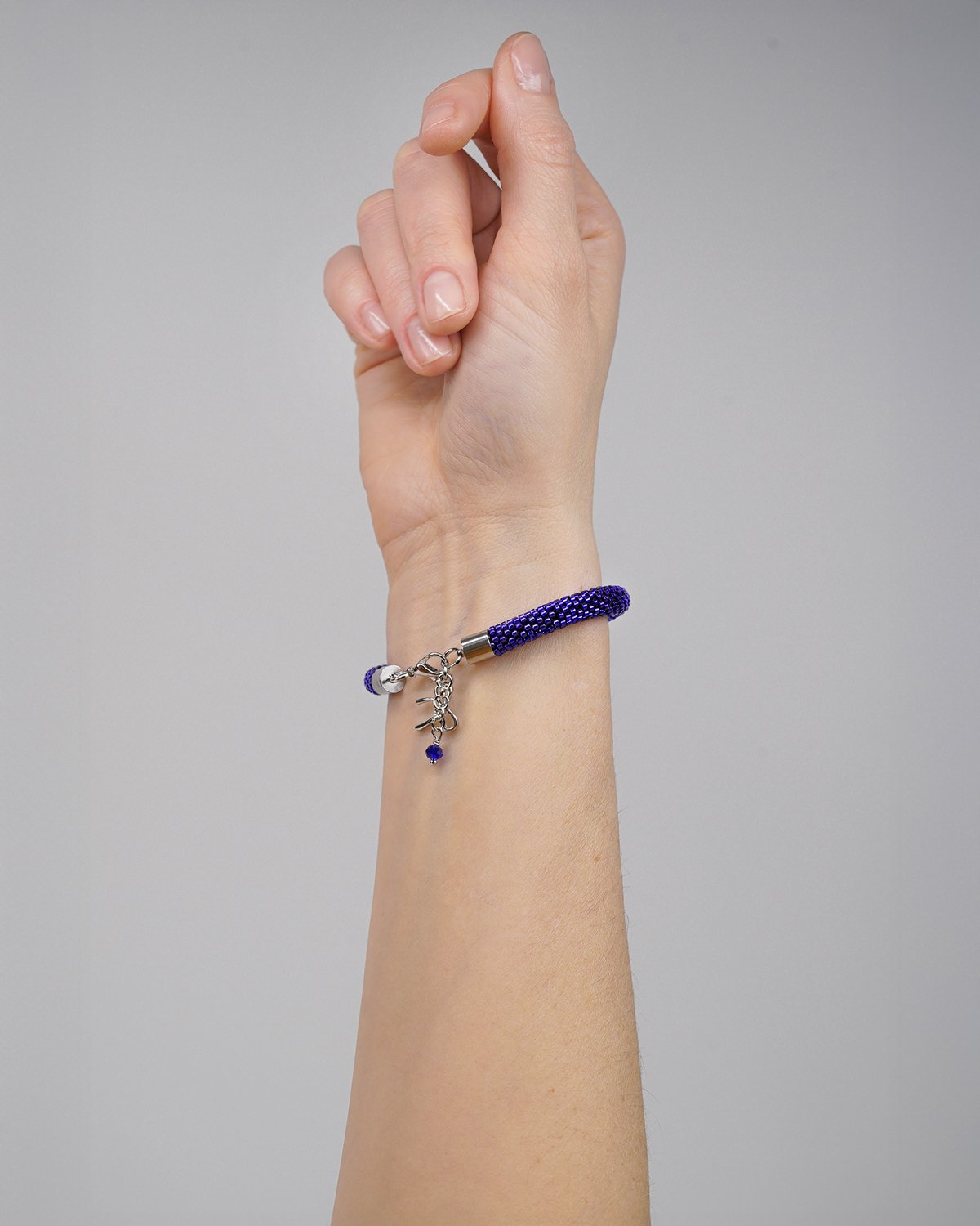 Violet Crocheted Bracelet - Image 10