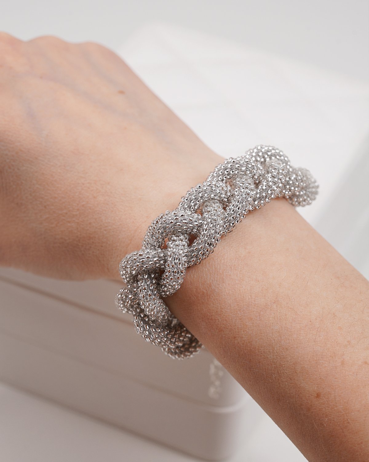 Silver Braid Bracelet - Image 6