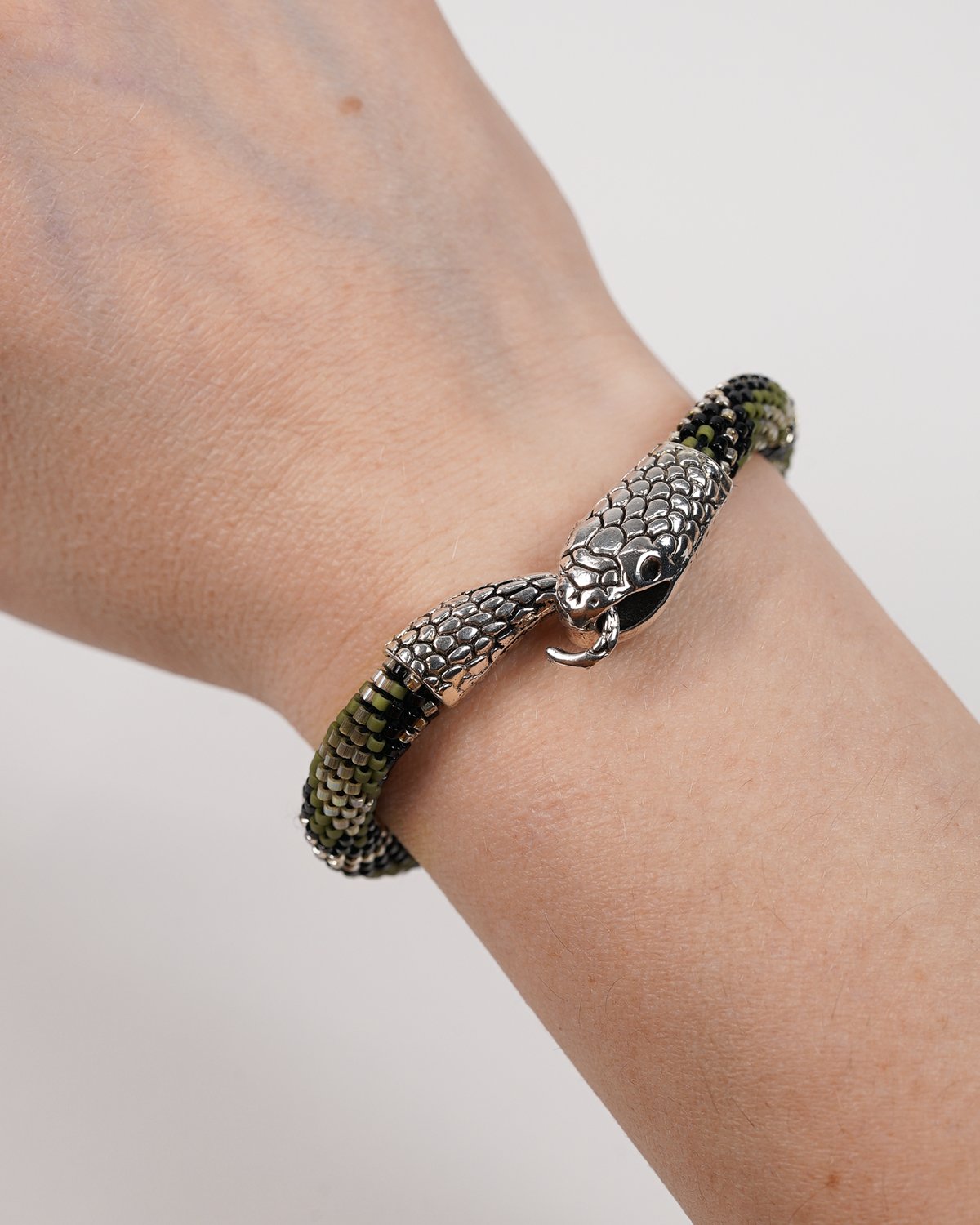 Green Snake Miyuki Bracelet - Image 11