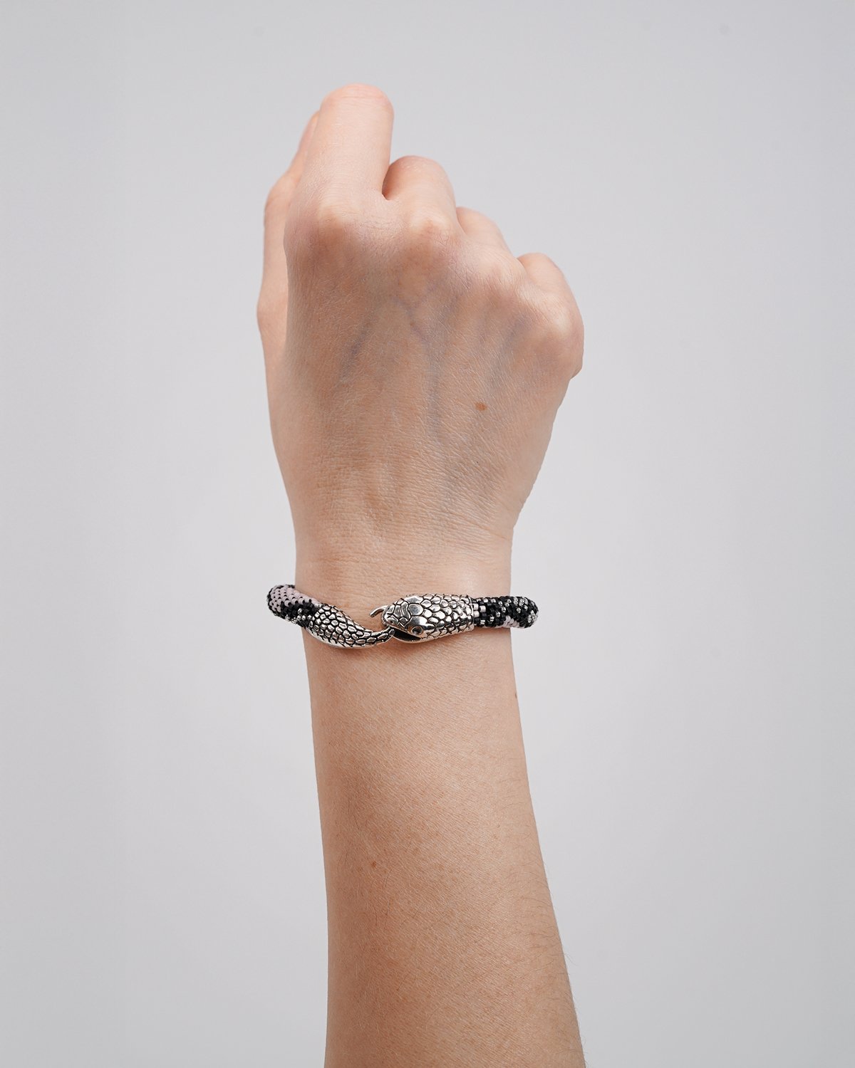 Dusty Pink Snake Bracelet - Image 9